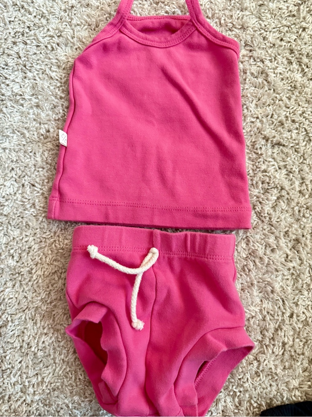 Childhoods Clothing hot pink tank and bloomers set